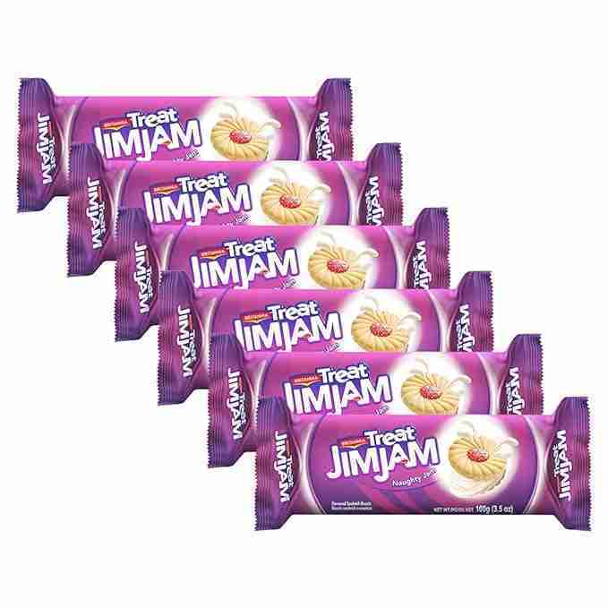 Britannia Treat Jimjam Biscuits Pouch, 92 g