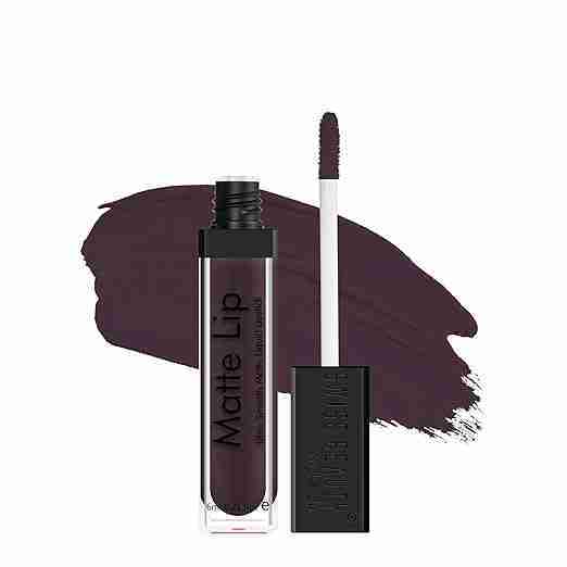 Swiss Beauty Ultra Smooth Matte Lip Liquid Lipstick, Smooth Lip Color, Weightless Finish, Silky Matte Finish, Shade- Berry, 6ml