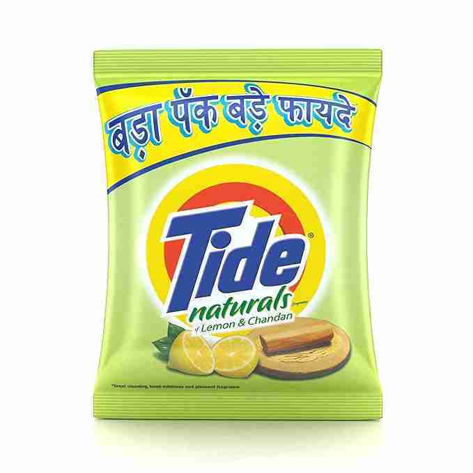 Tide Naturals Lemon and Chandan Detergent Washing Powder, 1kg