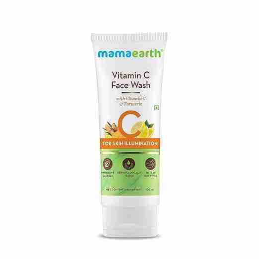 Mamaearth Vitamin C Face Wash with Vitamin C and Turmeric for Skin Illumination - 100ml