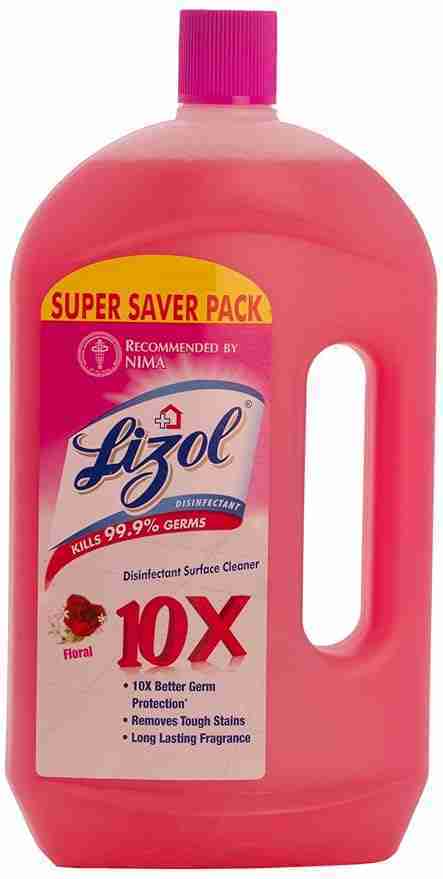 Lizol Disinfectant Surface Cleaner - Floral, 975 ml
